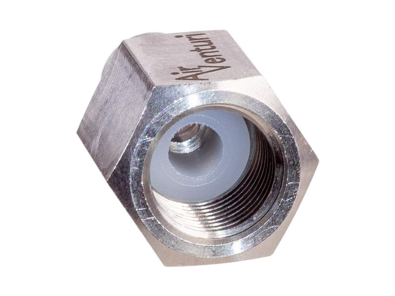 [Australia - AusPower] - Air Venturi Male Quick-Disconnect, 1/8 BSPP Female Threads, Steel, Rated to 5000 PSI, Incl. Delrin Seal 