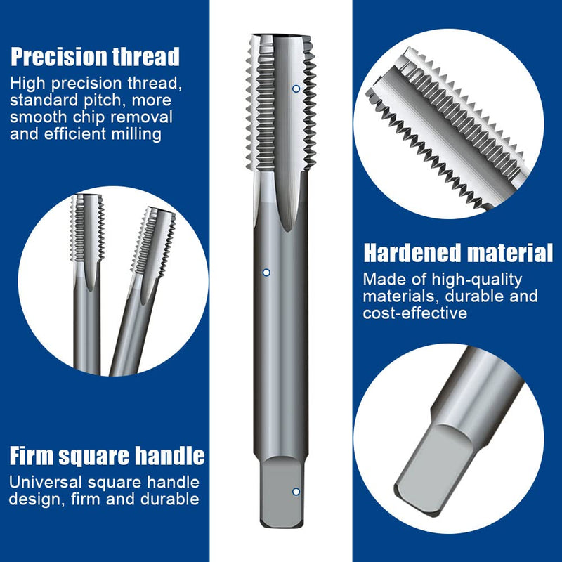 [Australia - AusPower] - Machine Tap HSS Tap Through Hole Straight Groove Suitable for Tapping Machine (M10 x 1.25) M10x1.25 