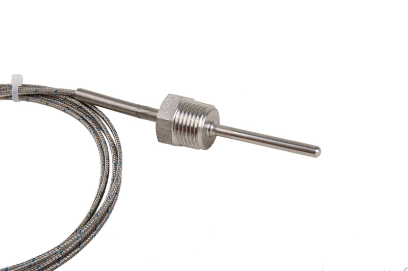[Australia - AusPower] - K Type Thermocouple - Temperature Sensor Probe for PID Temperature Controller Two Wire Stainless Steel NPT3/4" BSPT 1/2" inch Pipe Thread 0~500℃ with 2m Shield Wire 1/2 K Type 