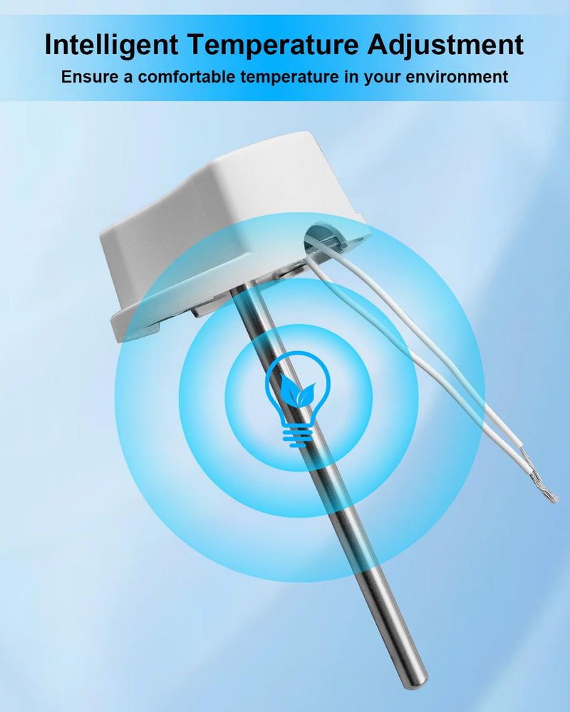 [Australia - AusPower] - C7735A1000 Discharge Air Temperature Sensor Fit for Honeywell TH5320U TH5320R1002 Zone Controller HZ221 Panel CPRD10 Dampers AT140A1042 Transformer, Thermostat Controllers Replace CECOMINOD032202 