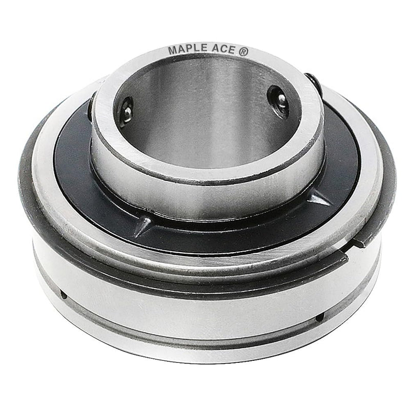 [Australia - AusPower] - MAPLE ACE SER204-12, ER12 Insert Bearing 3/4" Bore, Cylindrical OD with Snap Ring and Set Screws 1 