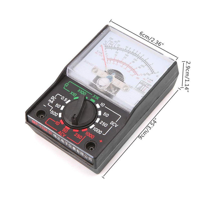 [Australia - AusPower] - For 1000V Voltmeter 250mA Ammeter 1K Resistance Meter Analog Multimeter To Multimeter Test Leads Set 