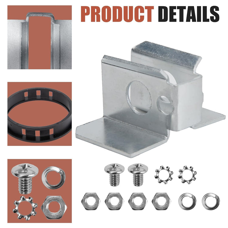 [Australia - AusPower] - Padlock Hardware Kit, 15 Piece Set with O-Rings, Clips, Nuts, Bolts Suitable for Jobox 