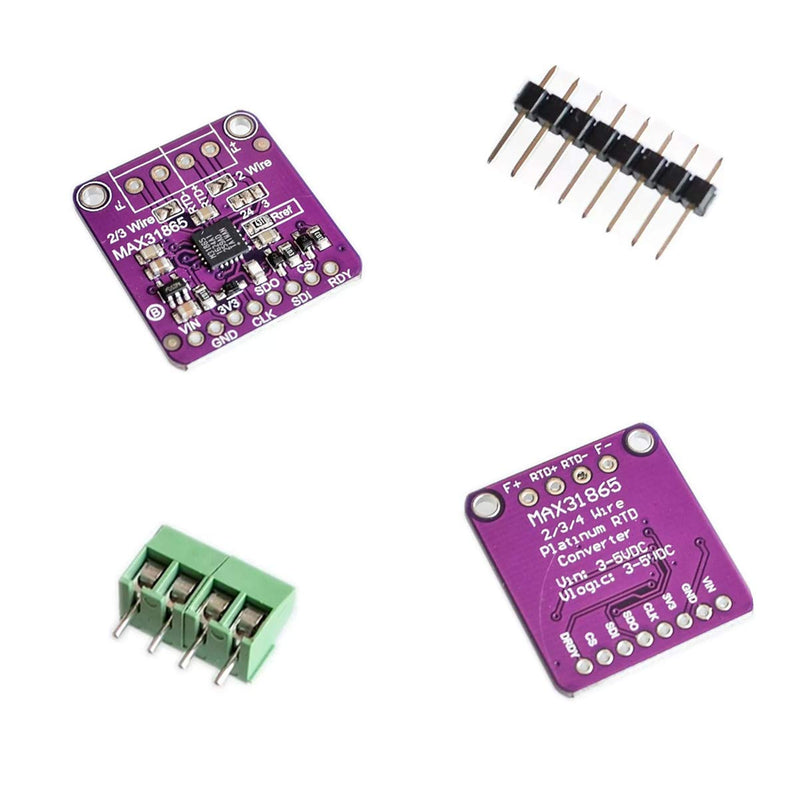 [Australia - AusPower] - FainWan PT100 MAX31865 RTD Temperature Thermocouple Sensor Amplifier Module Compatible with Ar-duino Rasp-Berry Pi 