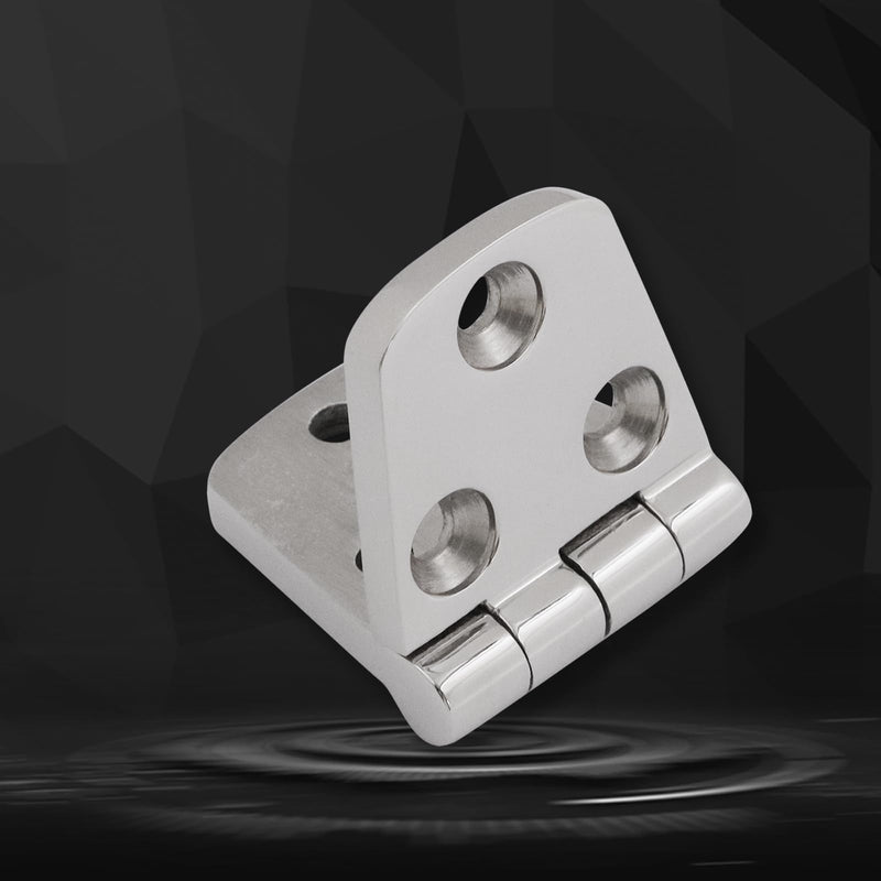 316 Stainless Steel Hinges Marine Grade 3" x 1.5" Heavy Duty Boat Hatch Hinge (76 mm X 38 mm) 4 Pack Casting Cabinet Door Hinge with Screws 4pack