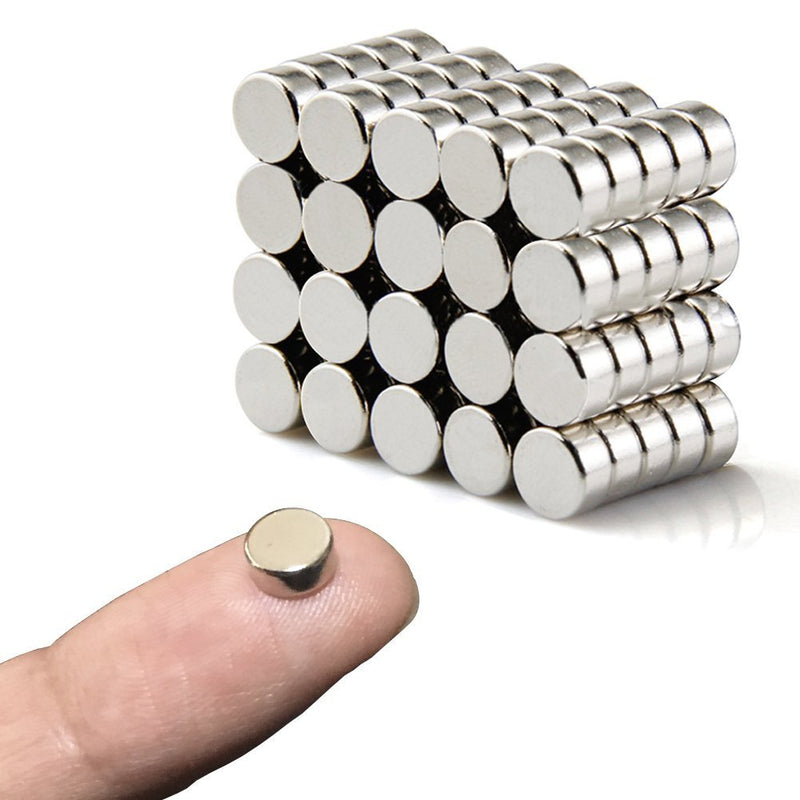 [Australia - AusPower] - 50 Pcs 7x4mm Tiny Retangle Small Multi-use Refrigerator Magnets for Jewellery Refrigerator Science Crafts Projects 