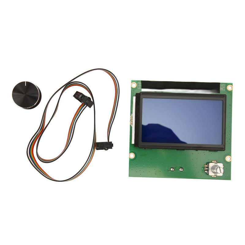 [Australia - AusPower] - 3D Printer Parts LCD Display Screen Board with Knobs and Ribbon Cable for Ender 3 , for Ender 3 PRO 3D Printer Screen, Large Size LCD Control Module 