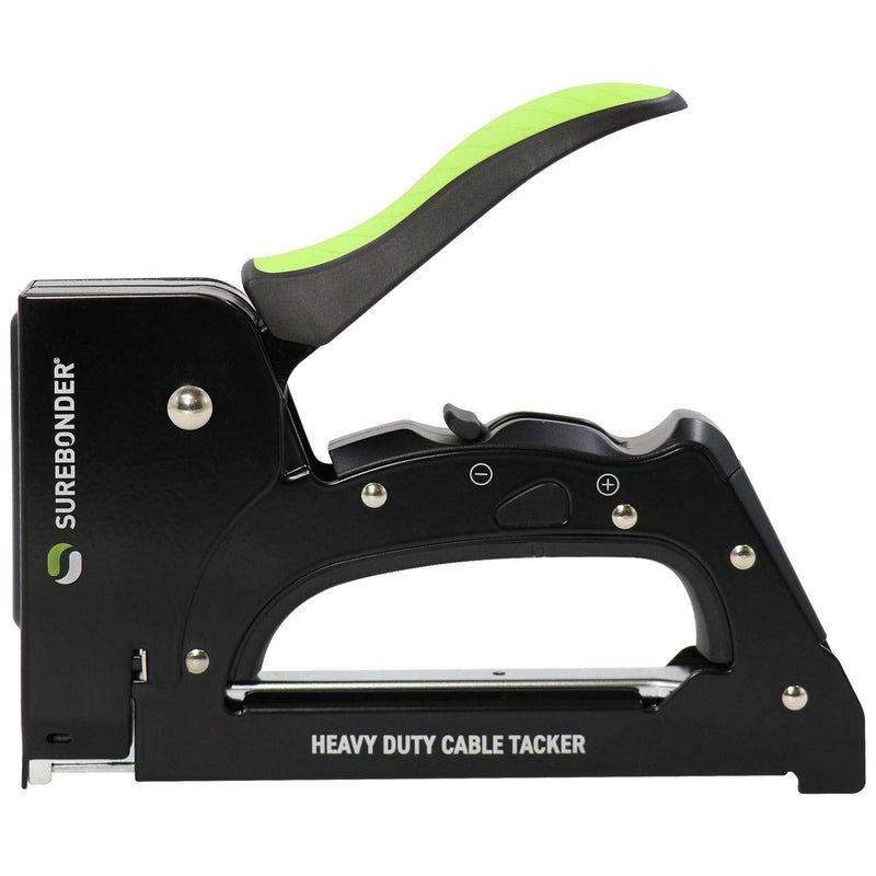 [Australia - AusPower] - Surebonder 5725 Heavy Duty Cable Tacker Staple Gun for Low Voltage Cable and Wire - CAT5, CAT6, Christmas Lights, Doorbell Wire, TV Wire, Computer Cable, COAX 