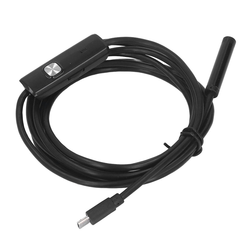 [Australia - AusPower] - Endoscope Camera,USB Industrial Endoscope with 6 LED Lights 7mm Probe Pipe Inspection Camera IP67 Water Compatible for Android, Windows (1M) 1M 