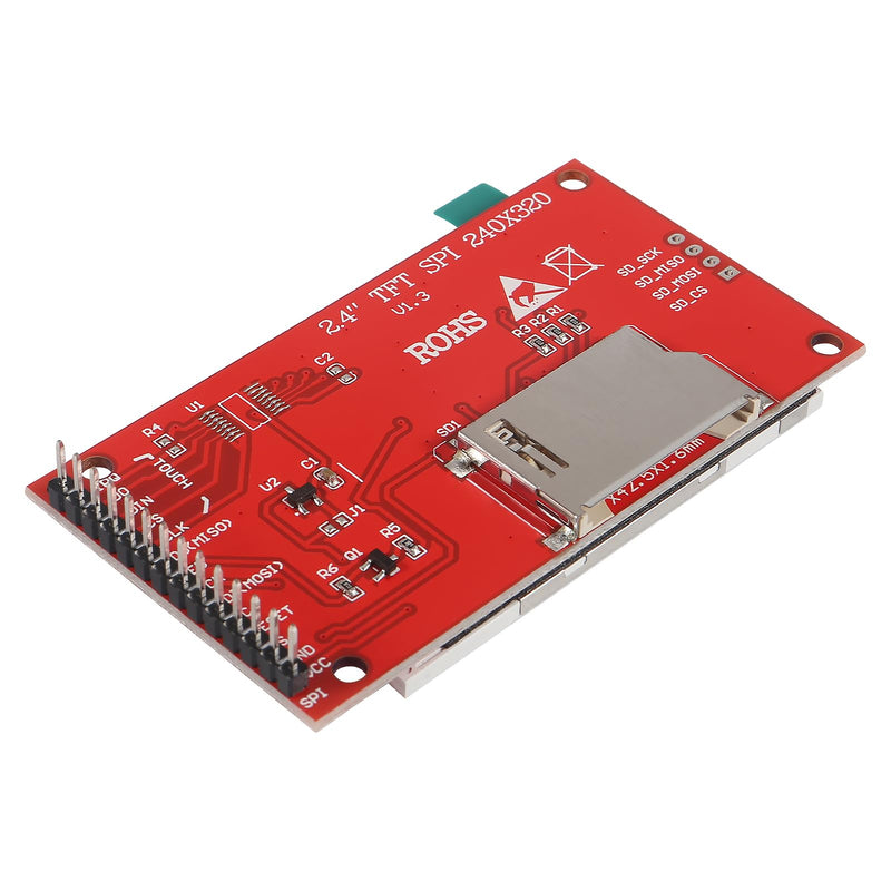 [Australia - AusPower] - 2pcs 2.4" SPI TFT LCD Display Screen Module ST7735 240×320 TFT LCD Screen Shield 3.3V RGB 65K for Arduino 
