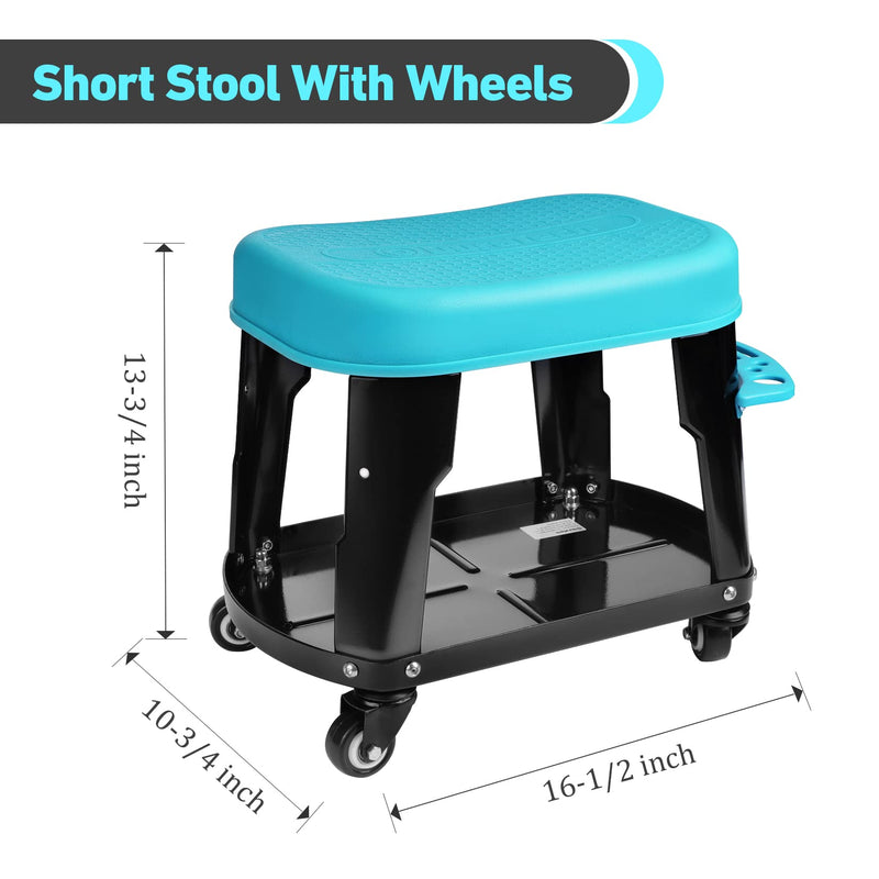 [Australia - AusPower] - DURATECH Rolling Mechanic Stool and Magnetic Tape Measure 