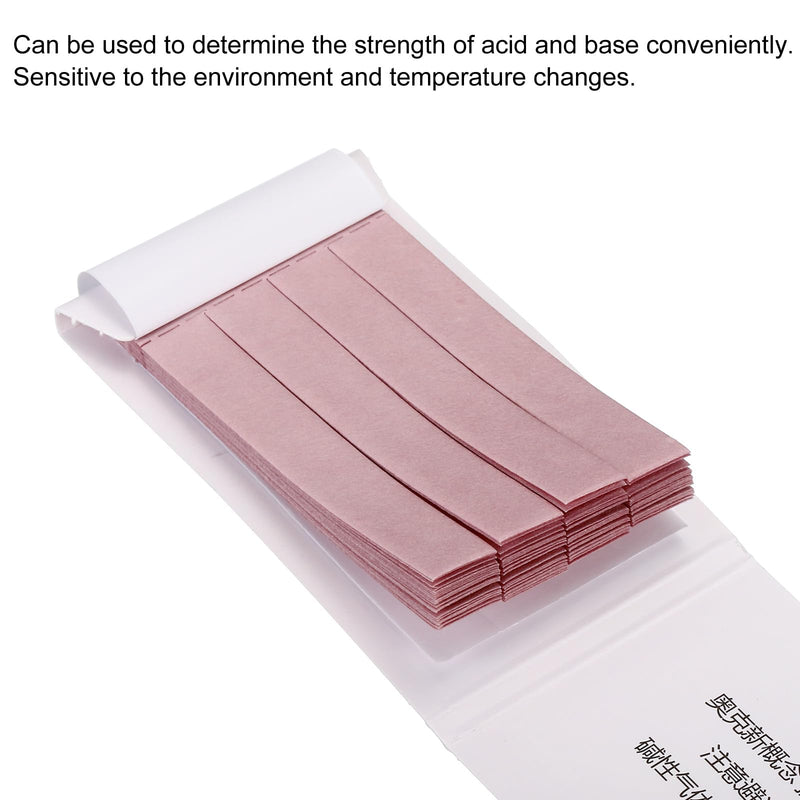 [Australia - AusPower] - PATIKIL PH Test Strips, 4 Pack 320 Indicator Papers Litmus Tester for Water Food Soil Alkaline Testing, Red 