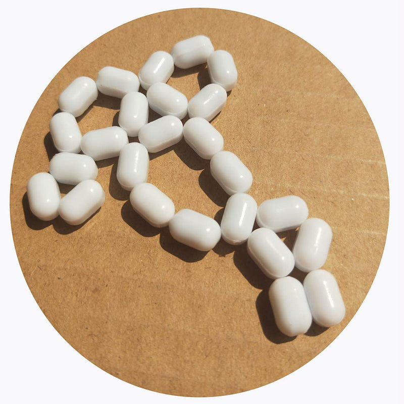 [Australia - AusPower] - Magnetic Stirrer Stir Bar PTFE Magnetic Mixer Stir Bars (6X10mm, Cylinder Shape, 10PCS) 6X10mm,10pcs 