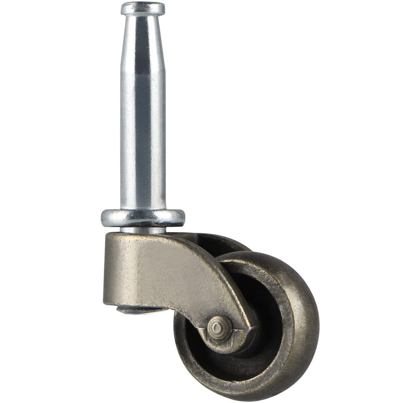 [Australia - AusPower] - Skelang Swivel Stem Caster 1", Zinc Alloy Caster with Socket, Caster Wheel Replacement for Coffee Table, Chest of Drawer, Nightstand, Ottoman, Total Load Capacity 360Lbs 
