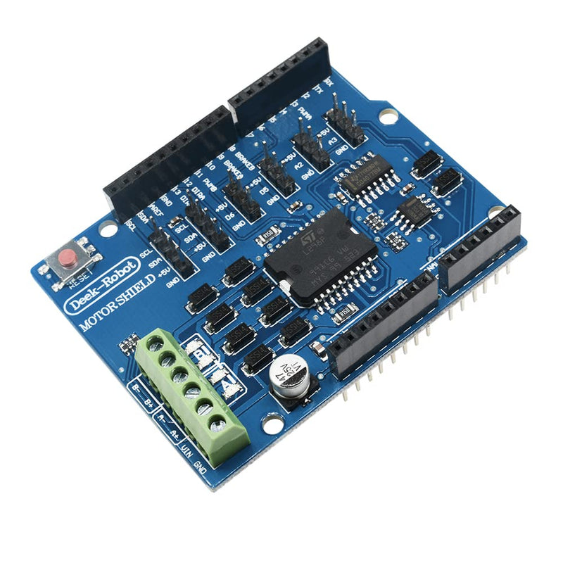Heemol L298P Shield R3 DC Motor Driver Module 2A H-Bridge 2 Way 2560