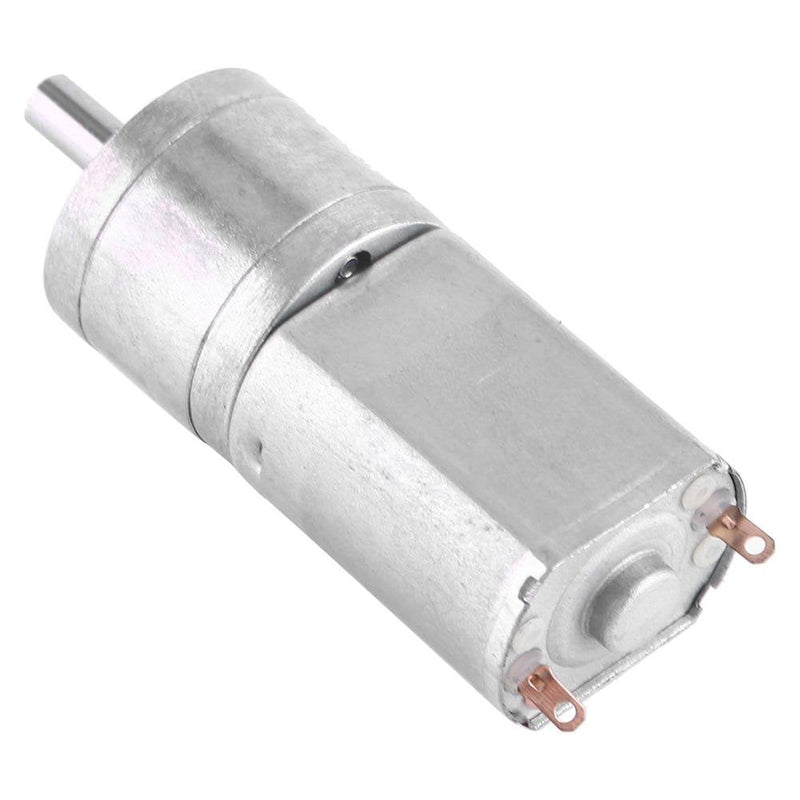 Akozon Gear Motor DC 12 V High Torque Turbo Electric Gear Reduction Motor Outer Diameter 20 mm Total Metal Speed Reduction Gear 15/30/50/100/200RPM 15 U/min