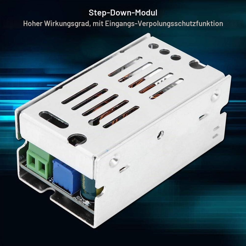 Boost Converter, Adjustable DC Voltage Converter, Step-Down Converter, Power Transformers, Input 10-90V, Output 2-60V, 70 x 38 x 31 mm