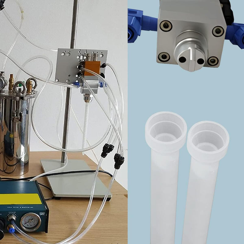 [Australia - AusPower] - Mixing Nozzle Static Mixer Tips Epoxy Tips Mixing Tubes for AB Adhensive Applicatior 18 Elements 10 Pieces 