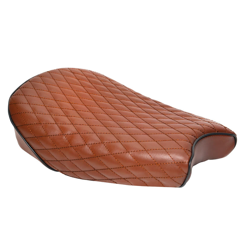 JMCHstore Brown Diamond Stitch Retro Seat Cover for Coleman ct200uex Mini Bike 196cc, Hisun ct200u-ex 200cc Trail Bike Cushion Replacement Parts