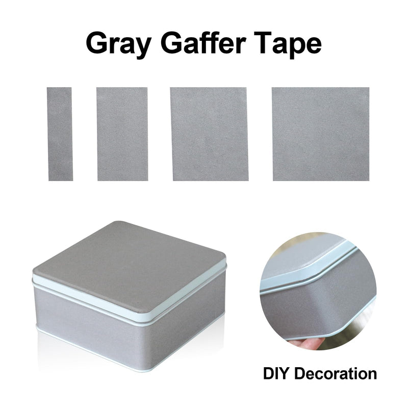 [Australia - AusPower] - Gaffers Tape - 2 Inch x 30 Yards (90 Feets) Gray Gaff Tape - Non-Reflective, Grafting Tape for Filming, Photography, Radio, Heavy-Duty Water Resistant Matte Finish Gaff Tape 2" x 30yards 