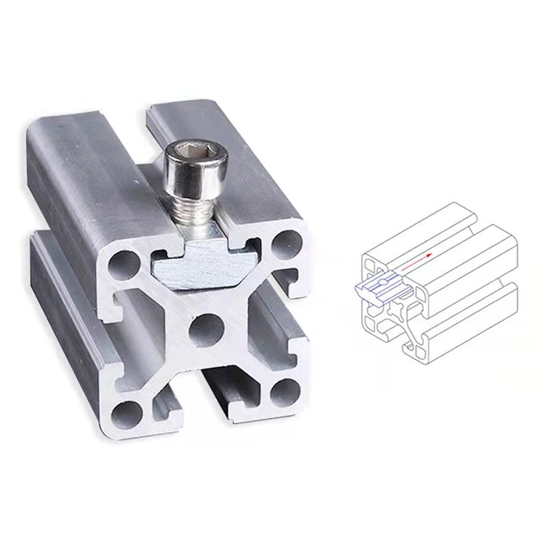 [Australia - AusPower] - 50Pcs 2020 Series T Sliding Nuts Hammer Nut Block Square Nuts M6 T Nuts for 2020 Aluminum Extrusion Profiles T Slot 6mm?for CNC Router Build Rail 3D Printer (m6) 2020 Series M6?50Pcs? 