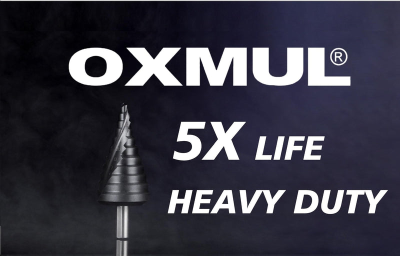 Step Drill Bit for Steel,1-3/8",M35 Cobalt Drill Bits,3/8" Shank, | Heavy Duty for Stainless Steel, Hard Metal, Aluminum, Copper, Industrial Grade,6-Steps. 204 1 Unibit 1/4—1-3/8