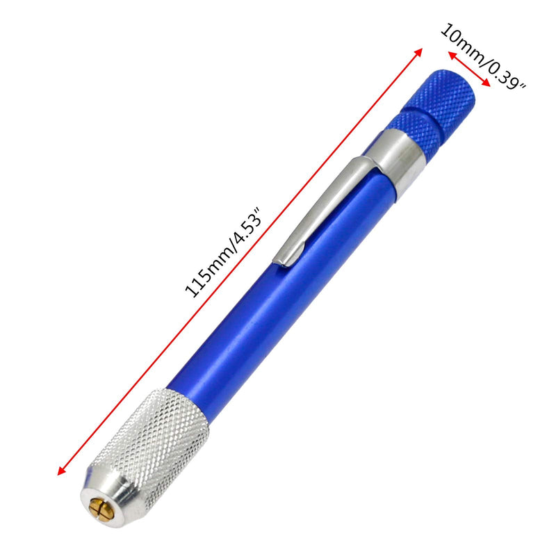 [Australia - AusPower] - 21Pcs Metric Mini Micro Drill Bit Set, HSS Twist Drill Bits with Mini Pin Vise & Plastic Case, Precision Drilling Hand Tools for Wood Jewelry DIY Carving Drilling 