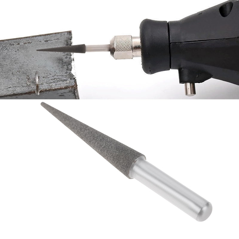 [Australia - AusPower] - Briny River Conical Diamond Grinding Head with 6 mm Shank for Cutting Cutters and Rotary Tools 40 x 8 x 25 mm 40x8x25mm 