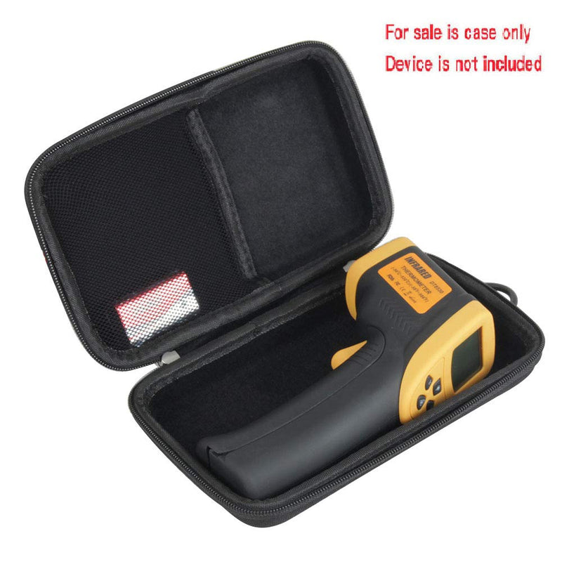 [Australia - AusPower] - Hermitshell Hard Travel Case for Etekcity Lasergrip 800 Digital Infrared Thermometer Laser Temperature Gun (Black) Black 