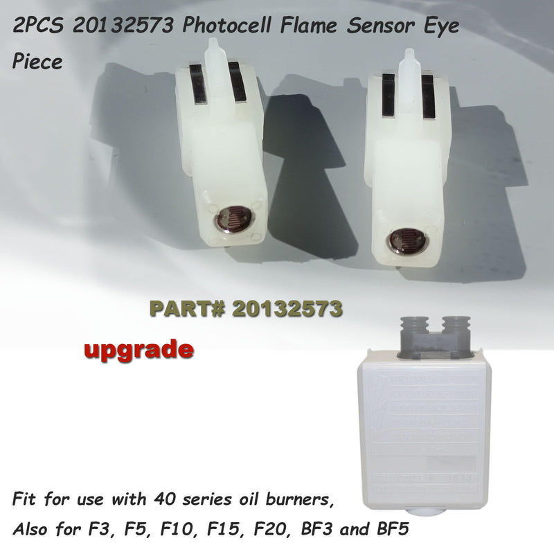 [Australia - AusPower] - 20132573 Photocell Flame Sensor Eye Piece 2PCS Fit for Riello Cad Cell Eyes 40 Series Oil Burners 