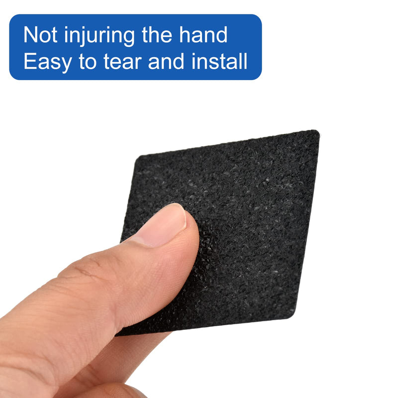 4 Pack Phone Grip Tape, Finger Grip Stickers Decal Clear Non Slip Kit Adhesive Traction for Cell Phone Cases Mouse Laptop Tablet Tools Black+Clear (4Pack)