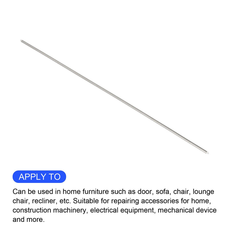 [Australia - AusPower] - Extension Spring (0.4x4x300mm/0.016"x0.16"x11.81") 2Pcs, Stainless Steel Tension Spring Wire - for Home Repair Construction Machinery 0.4x4x300mm 