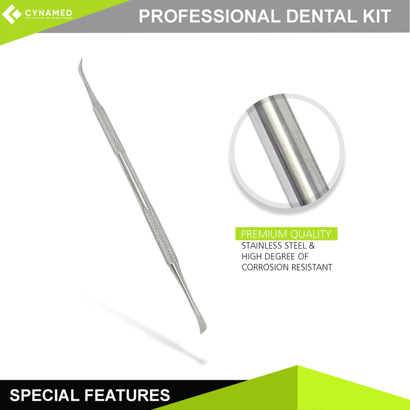 [Australia - AusPower] - Cynamed 15-Piece Stainless Steel Micro Precision Probe Set: Straight, Single, Short Double, Long Double, Triple and Hook Tips 5.5" to 6". (15PC) 
