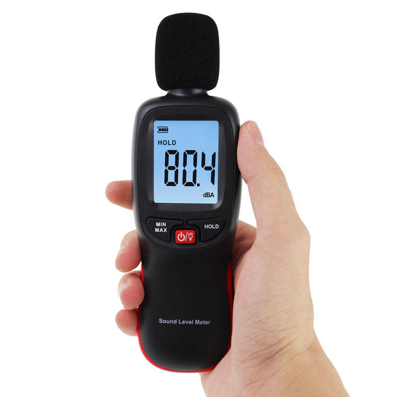 [Australia - AusPower] - Professional Noise/Sound Level Meter Digital 30~130dBA Decibel Meter Measuring Instrument 