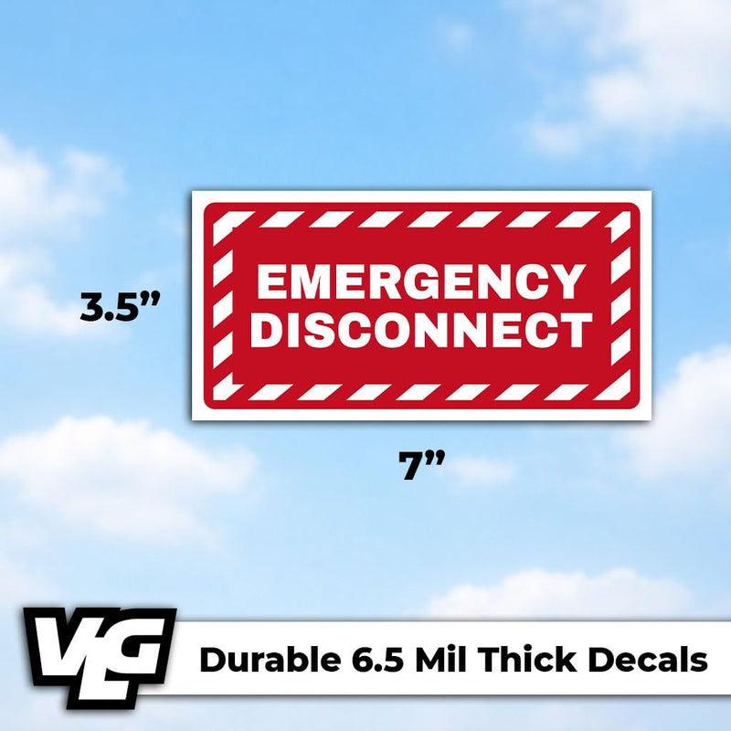 Electrical Panel Safety Labels Kit – Arc Flash Warning, Emergency Disconnect, Lockout Tagout & Qualified Personnel Signs – ANSI-Style Industrial Vinyl Decals – 5 Pack