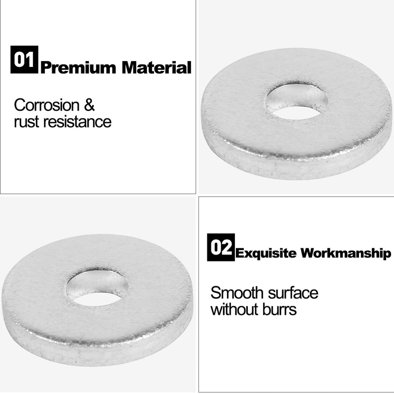 [Australia - AusPower] - Aluminum Backup POP Rivet Washers for 3/16" Diameter Rivets,Aluminum Back Up Washer, Pack of 300 3/16" 