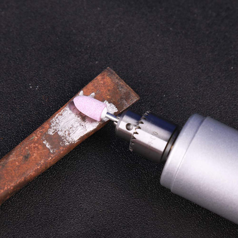 100 Pieces Whetstone Tips Electric Grinding Dremel Accessories Polishing Grinding Head Wheel Tool Kit for Dremel Rotary Tool (Red)
