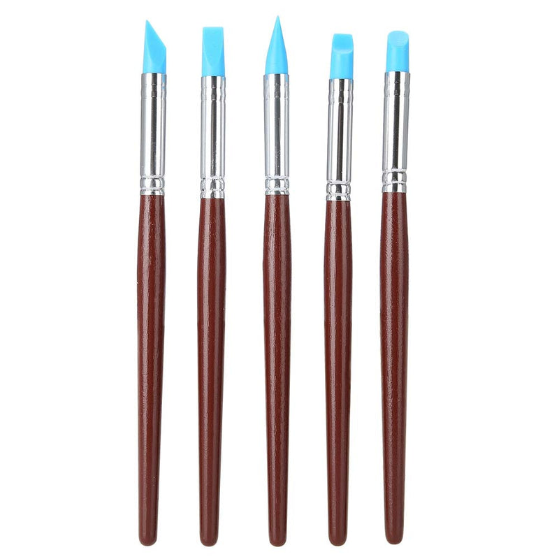 [Australia - AusPower] - wosume Teeth Silicone Brush, Soft Practical Composite Cement Brush, for Teeth Remove Dirt Home Occlusal Surface 