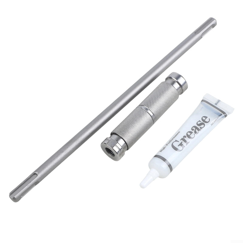SDS Plus 26cm Extension Bar with Quick Release Hammer Drill Adapter Designed for Quick Tool Locking and Compatibility with Various Drill Round Shanks