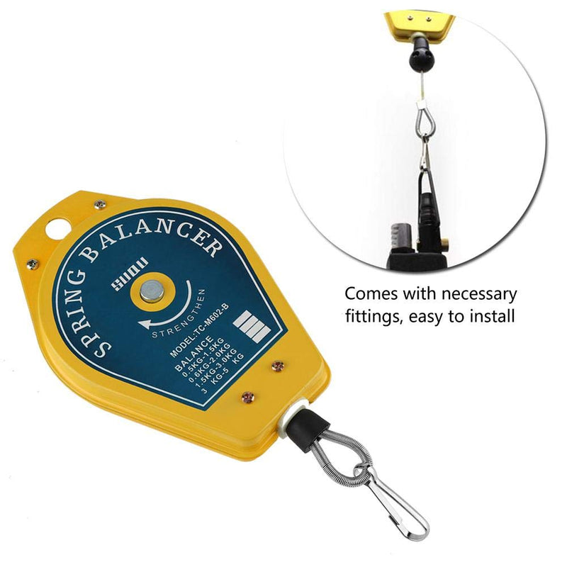 [Australia - AusPower] - Spring compensation spring pull retractable spring balancer tool holder that hangs 0.5-1.5 kg for assembly line 0,5-1,5 kg 
