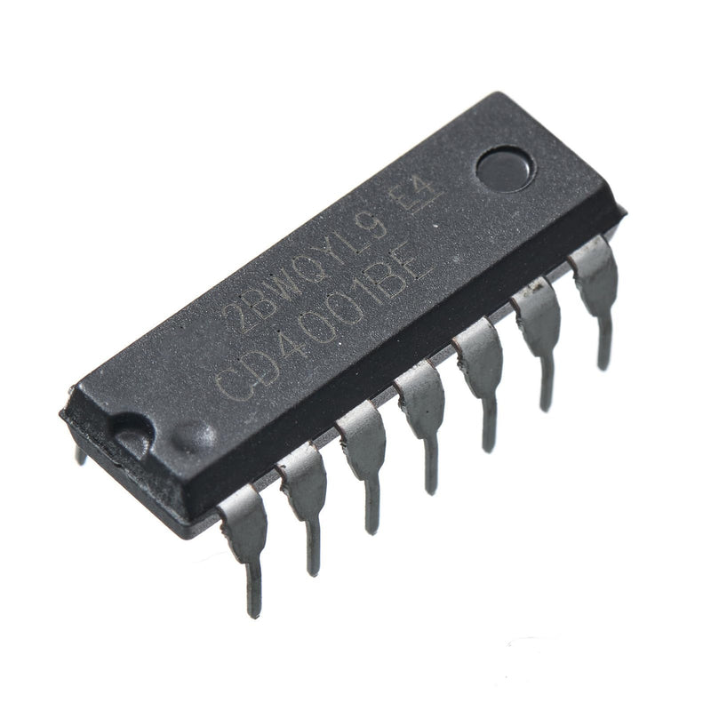 [Australia - AusPower] - Bridgold 10pcs CD4001BE CD4001 4001 Quad 2-Input NOR Buffered B Series Gate or Non-gate Logic chip?DIP-14. 