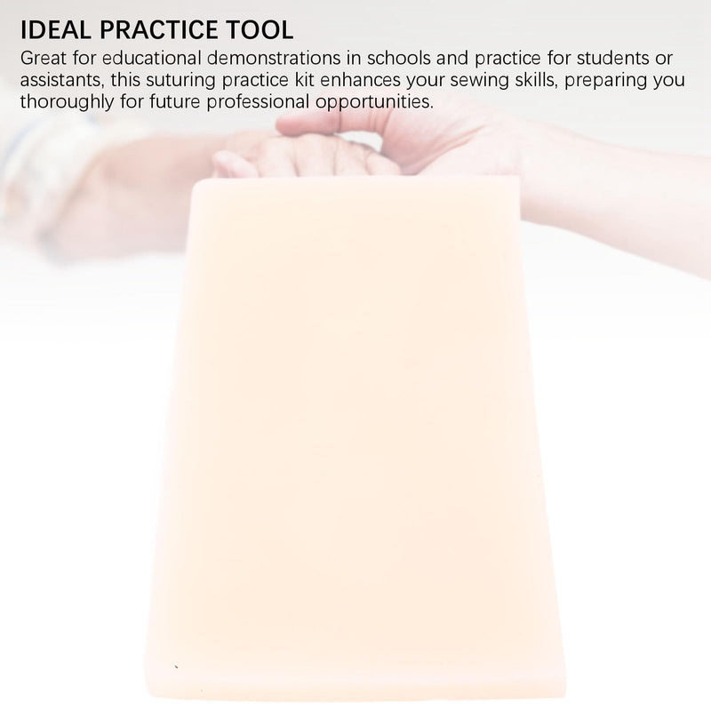 [Australia - AusPower] - Suture Practice Pad Realistic Silicone Skin Kit,Reusable Suturing Suture Pad, Suture Practice Pad for Medical and Veterinary Students,Gifts for Medical Students 