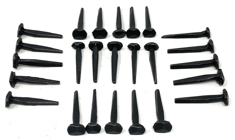 [Australia - AusPower] - Metal Magery 1" Wrought Head Nails Decorative Antique Rose Head Nail QTY: 25 