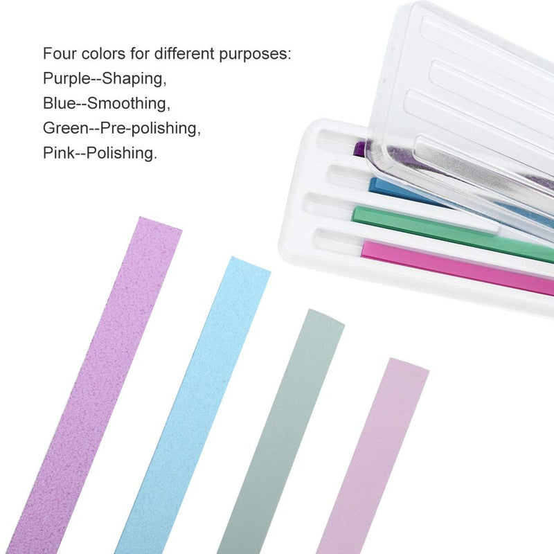 Nikou Tooth Sandpaper, Pack of 60 Dental Sandpaper Dental Sanding Strips Sanding Belts, Polishing Interdental Shiny Surface Contouring Tool for Polishing Teeth
