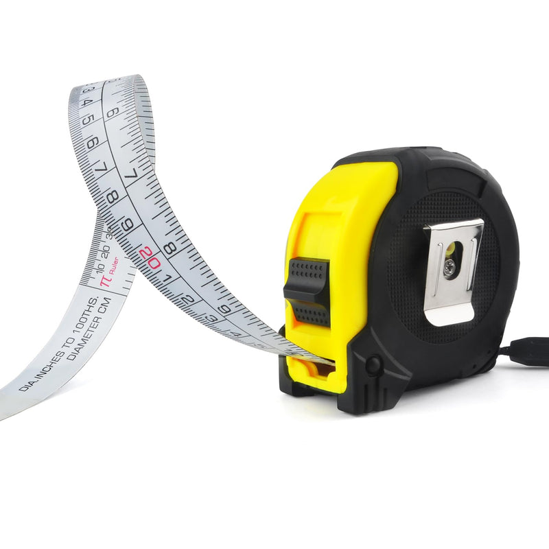 [Australia - AusPower] - WIN TAPE Steel Diameter Tape Measure - Imperial and Metric Pi Diameter Circumference Tape Measure 315in 805cm Use for Measuring Cylindrical Objects 