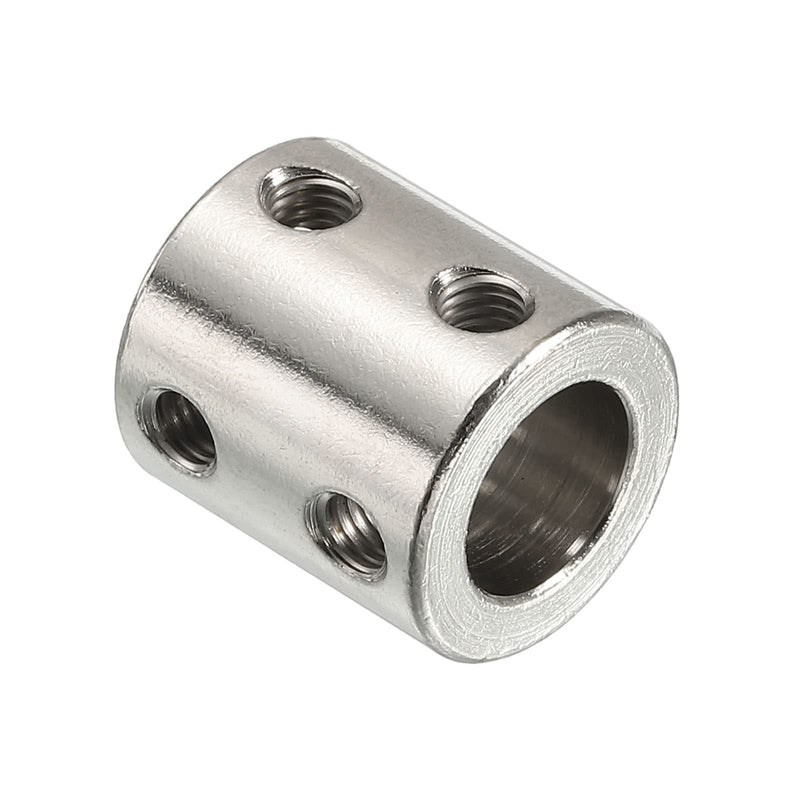 [Australia - AusPower] - PATIKIL Shaft Coupler Connector L22 x D20 12mm to 12mm Bore Rigid Coupling Stainless Steel Shaft Joint w Screw,Wrench for 3D Printers Silver 2Pack 2 