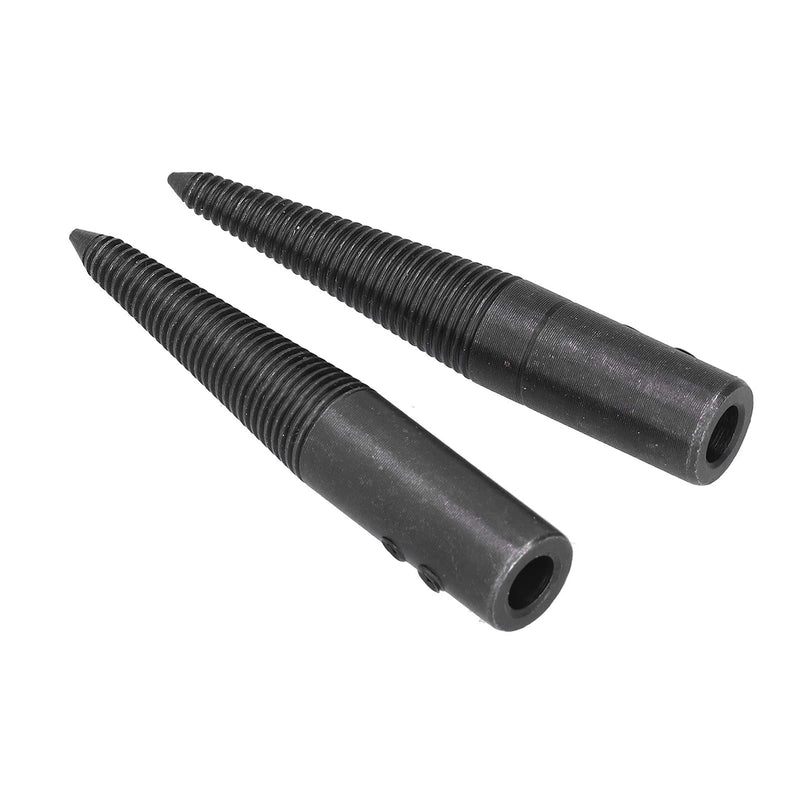 [Australia - AusPower] - 6PCs Tapered Spindle Adapter Threaded Tapered Spindle Steel Material for Bench Buffer Grinder 3 Inch 6 Inch 8 Inch Polishing Wheel 