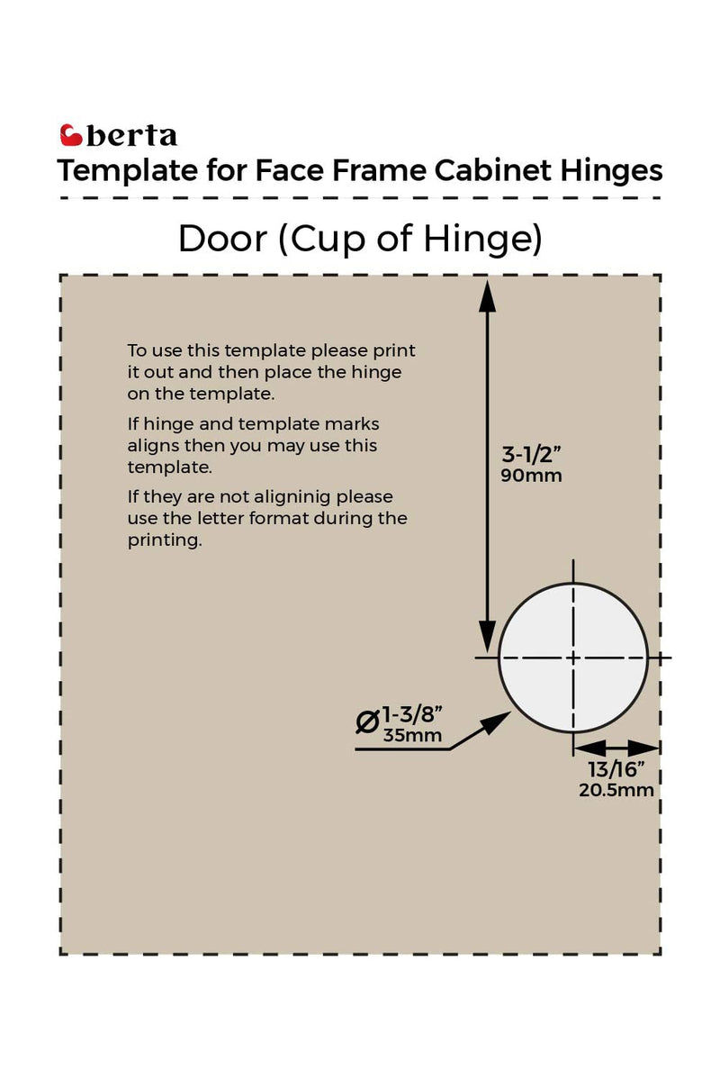 Berta (10 Pieces) Half Overlay Soft Close Frameless Hinges, 110 Degree 6-Ways 3-Cam Adjustment Concealed Kitchen Cabinet Door Hinges 10 Pieces