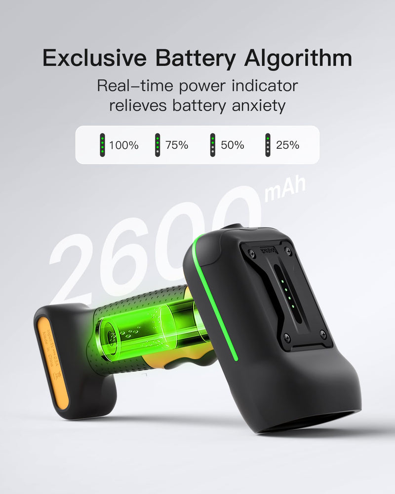 Inateck Industrial Barcode Scanner Bluetooth, 1D Scanner Wireless with IP67 Waterproof and Dustproof, Handscanner with App & SDK，BCST-61 1D IP67