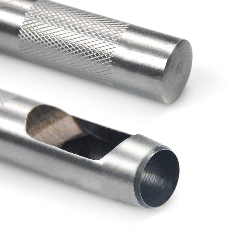 [Australia - AusPower] - 9 Pieces Hollow Punch Set (1/8"-1/2") with A Free Cutting MAT, Leather Hole Punch Set 1 9 Pieces 